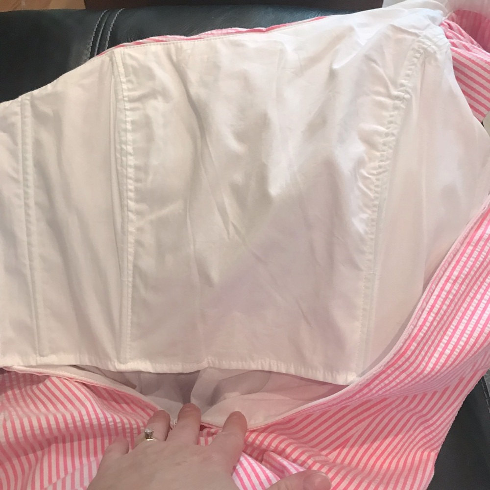 New LILLY PULITZER Tiffani One-Shoulder Dress in Havana Pink *Barbiecore* NWT - Picture 8 of 16